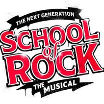 Das Bild zeigt das Logo des Musicals School of Rock